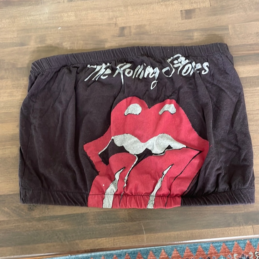 The Rolling Stones tube top. Collab with American eagle